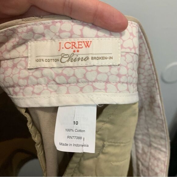 J Crew Factory Cotton Broken In Chino Size 10 - Picture 3 of 5